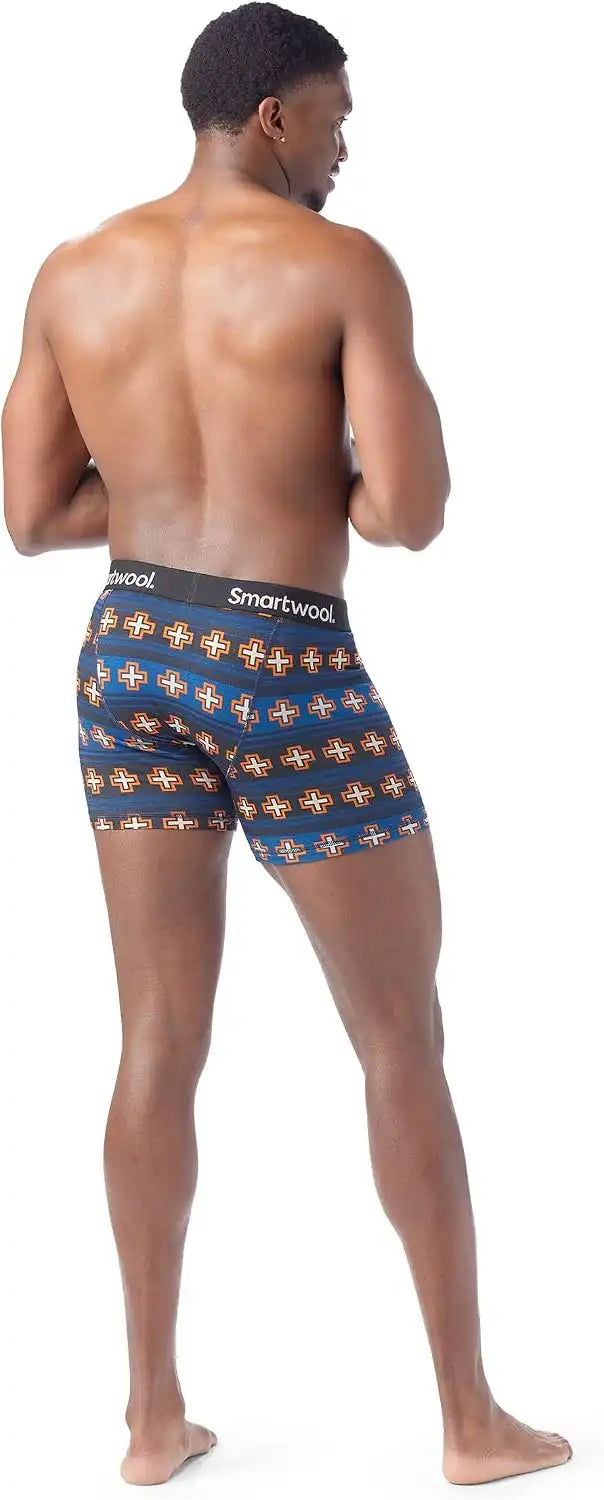 Smartwool Men's Merino Print Boxer Brief Boxed