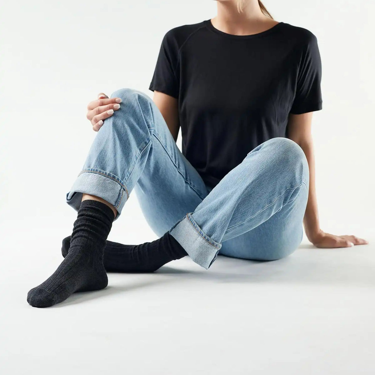 Smartwool Women's Women's Everyday Slouchy Rib Tall Crew Socks Multipack