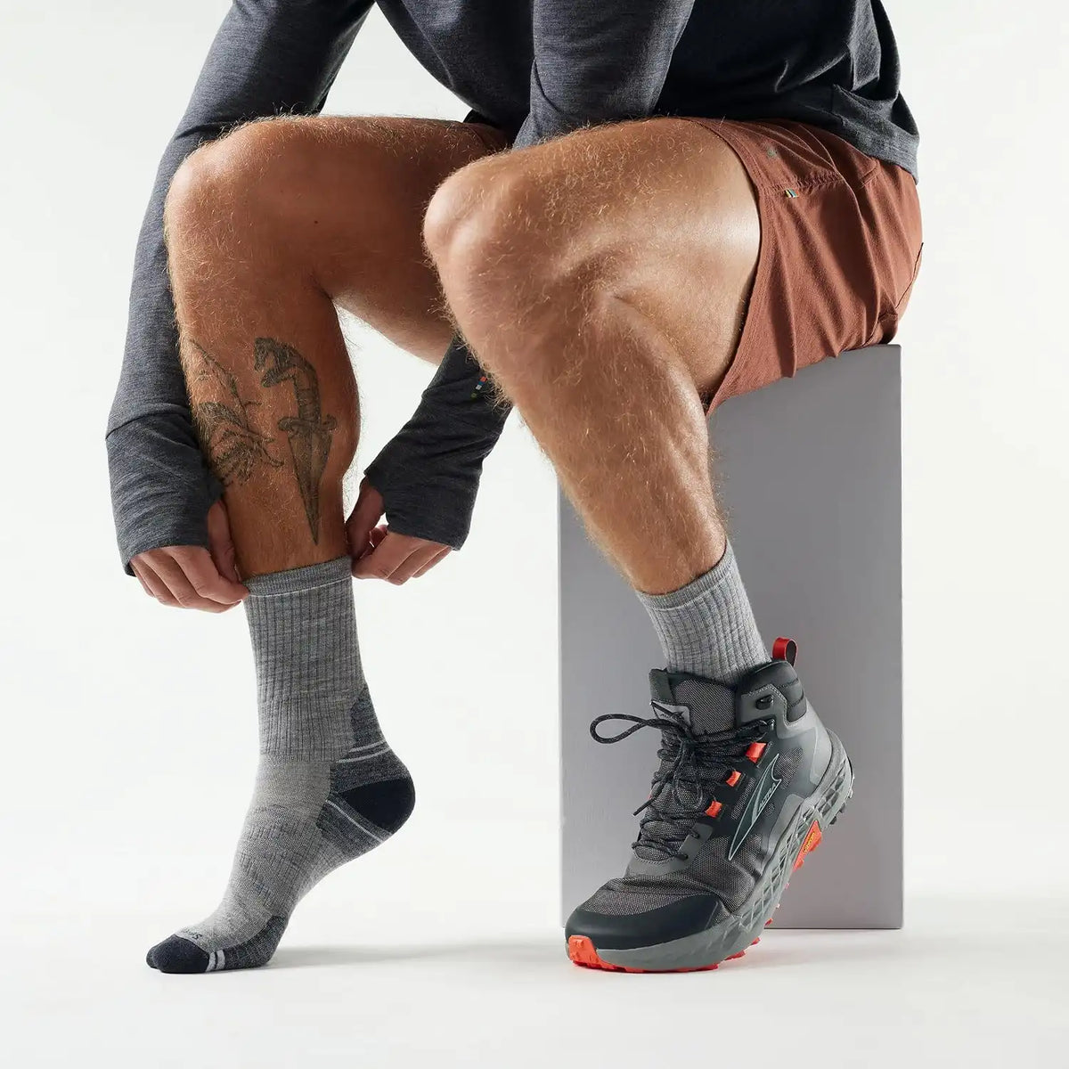 Smartwool Men's Hike Targeted Cushion Mid Crew Socks